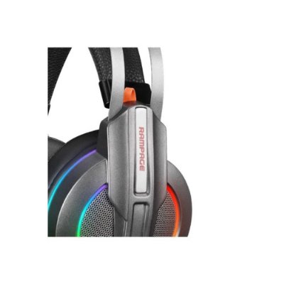 Rampage Stark RM-K6 RGB 7.1 USB Kablolu Kulak Üstü Oyuncu Kulaklığı Outlet