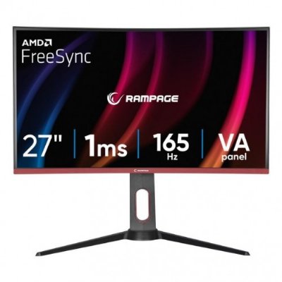 Rampage VOYAGER VY27R165C 27" 1 ms Full HD FreeSync Curved Pivot Oyuncu Monitörü