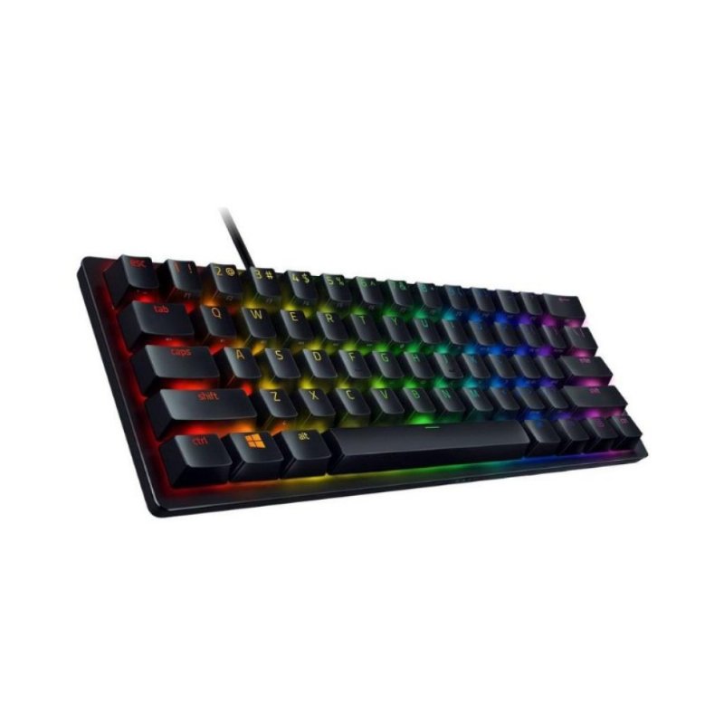 Razer Huntsman Mini US Layout RGB %60 TKL Purple Switch Kablolu Mekanik Oyuncu Klavyesi Razer Huntsman Mini US Layout RGB %60 TKL Purple Switch Kablolu Mekanik Oyuncu Klavyesi