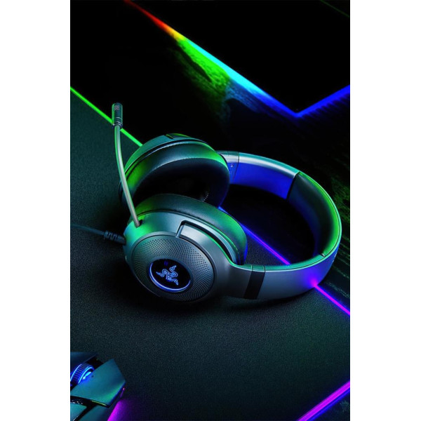 Razer Kraken V3 X RZ04-03750300-R3M1 RGB 7.1 USB Kablolu Kulak Üstü Oyuncu Kulaklığı Teşhir