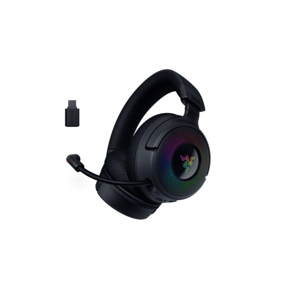 Razer Kraken V4 RZ04-05170100-R3M1 RGB USB Kablosuz Kulak Üstü Oyuncu Kulaklığı Outlet
