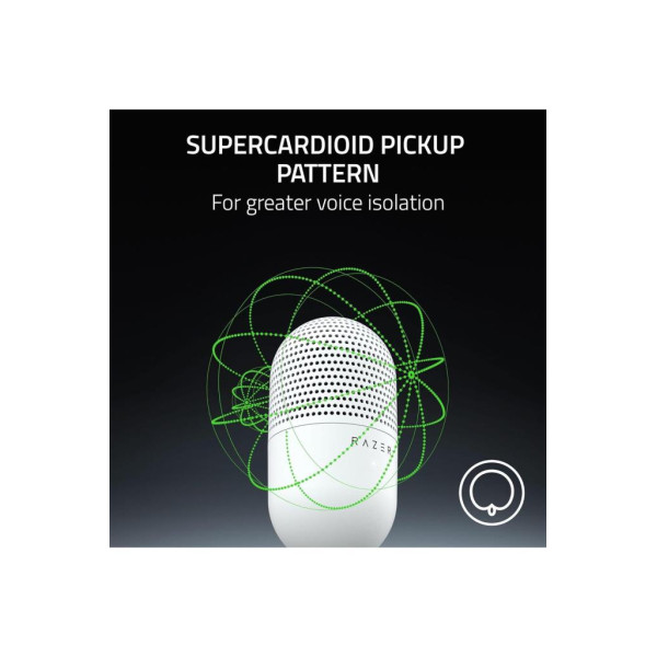 Razer Seiren V3 Mini Ultra Kompakt Beyaz USB Mikrofon Outlet