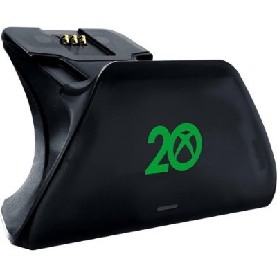 Razer Universal Quick Charging Stand - Xbox Kumandaları için Hızlı Şarj Cihazı (Evrensel Uyumluluk, Manyetik Temas Sistemi, Xbox Kumandanızla Eşleşir, Tek Elle Gezinme) Xbox 20th Anniversary Teşhir