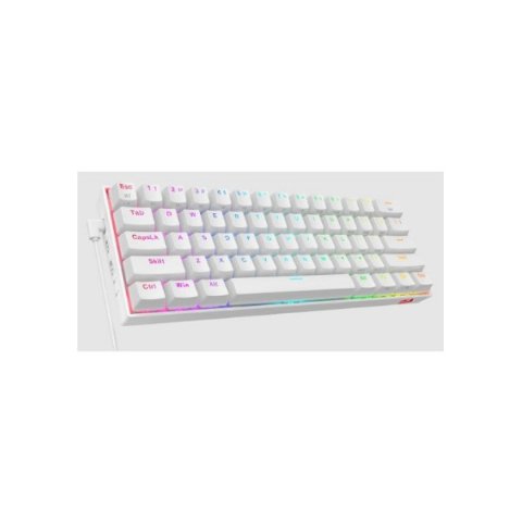 Redragon Draconic K530 PRO Beyaz RGB %60 TKL Brown Switch Kablosuz Mekanik Oyuncu Klavyesi - TEŞHİR