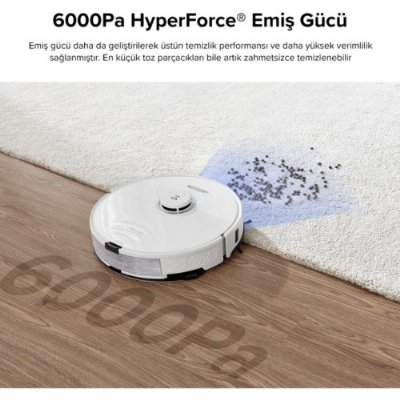 Roborock S8 Sonic Beyaz Akıllı Robot Süpürge Teşhir