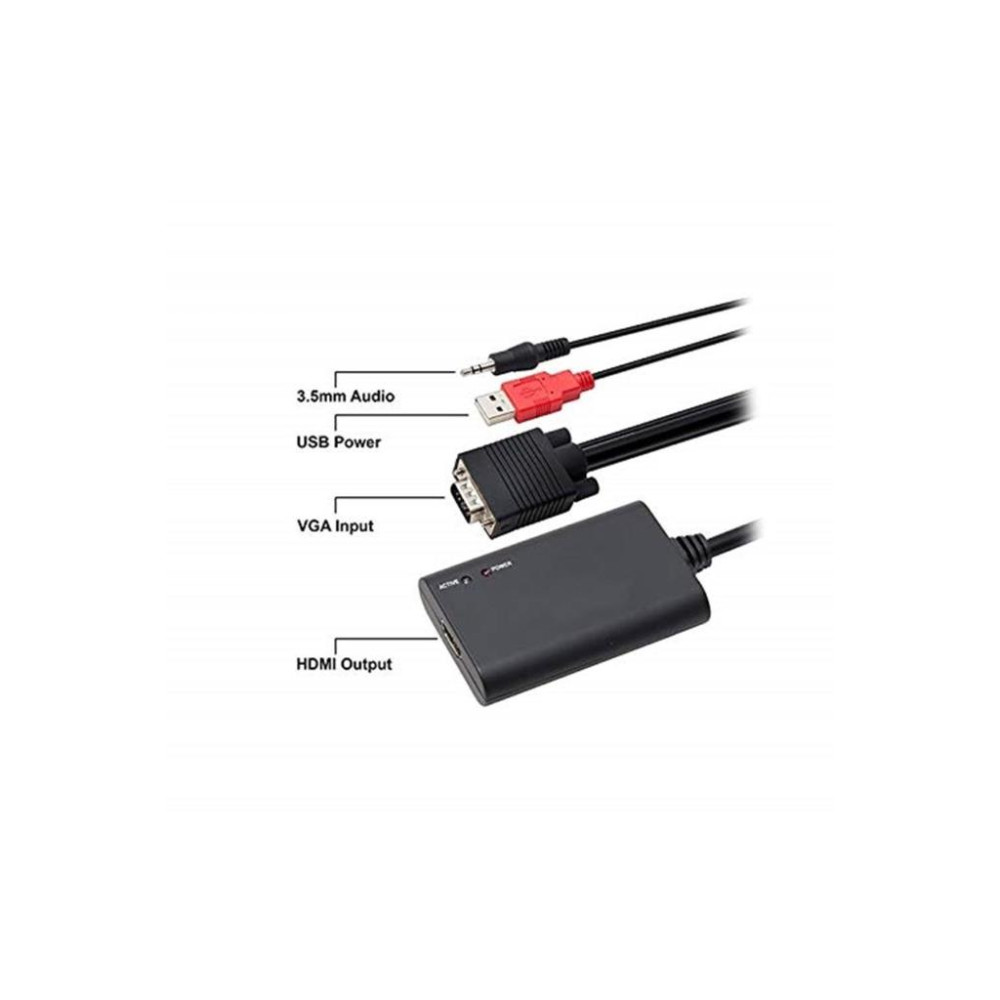 S-link SL-VHC20 VGA To HDMI Çevirici Teşhir