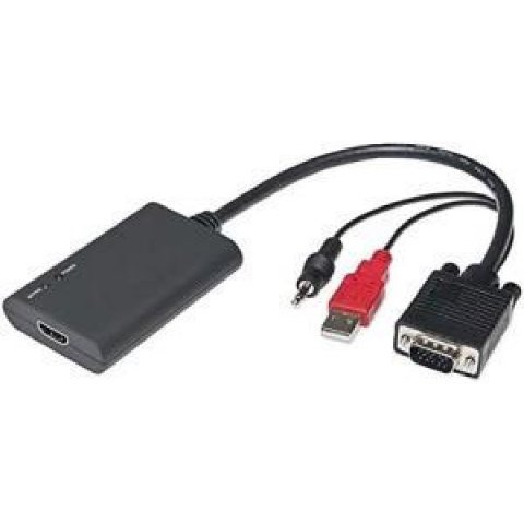 S-link SL-VHC20 VGA To HDMI Çevirici Kablo