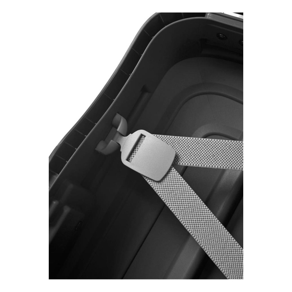 Samsonite Siyah Çekçekli Sert Valiz S'CURE-SPINNER 55/20 Teşhir