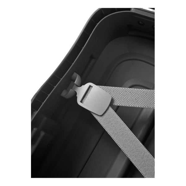 Samsonite Siyah Çekçekli Sert Valiz S'CURE-SPINNER 55/20 Teşhir