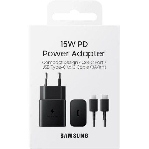 Samsung EP-T1510XBEGWW 15 W Siyah Type-C Kablolu Hızlı Şarj Aleti Outlet