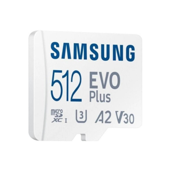 Samsung Evo Plus MB-MC512SA Class 10 UHS-I U3 A2 V30 512 GB Micro SD Kart Outlet