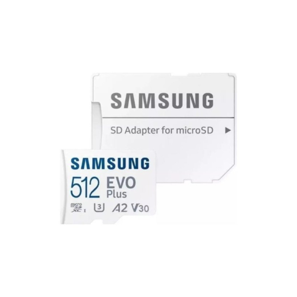 Samsung Evo Plus MB-MC512SA Class 10 UHS-I U3 A2 V30 512 GB Micro SD Kart Outlet