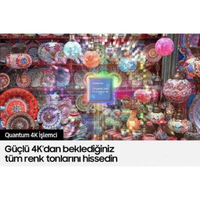 Samsung Crystal 50BU8000 4K Ultra HD 50" 127 Ekran Uydu Alıcılı Smart LED TV Teşhir