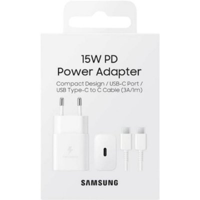 Samsung EP-T1510XWEGWW 15 W Beyaz Type-C Kablolu Hızlı Şarj Aleti Outlet