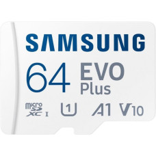 Samsung Evo Plus MB-MC64SA Class 10 UHS-I U1 A1 V10 64 GB Micro SD Kart - Outlet