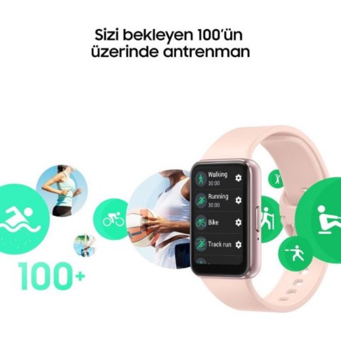 Samsung Galaxy Fit 3 Pembe Akıllı Bileklik - Outlet