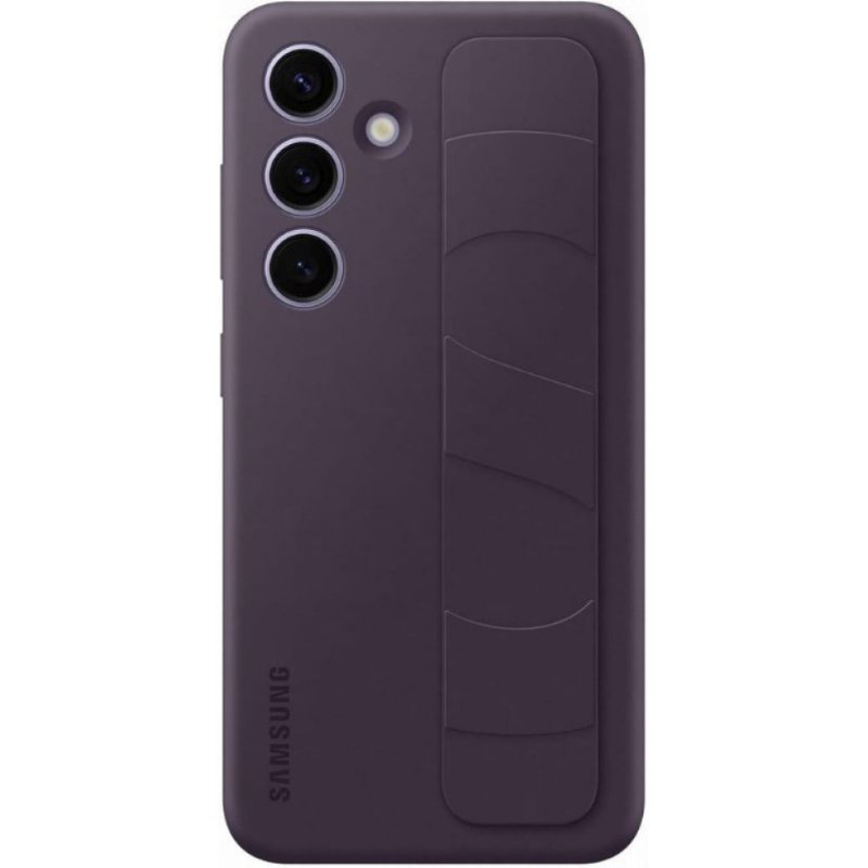Samsung Galaxy S24 Koyu Eflatun Silikon Kılıf Outlet