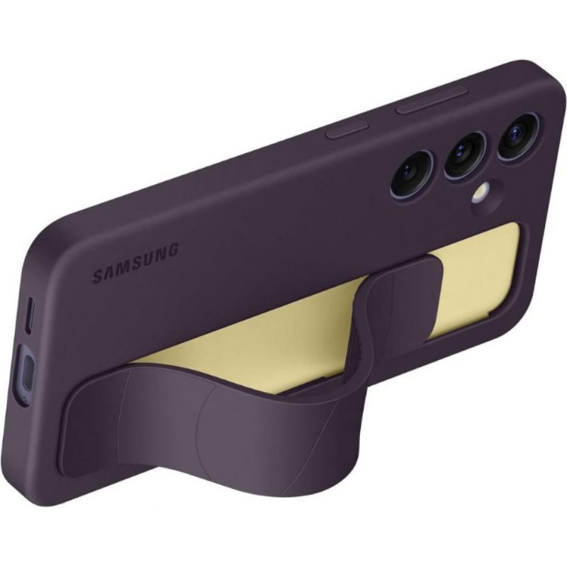 Samsung Galaxy S24 Koyu Eflatun Silikon Kılıf Outlet