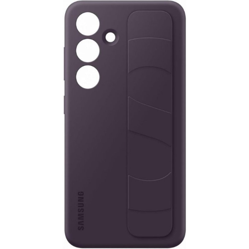 Samsung Galaxy S24 Ultra Standlı ve Kordonlu Kılıf, Koyu Eflatun