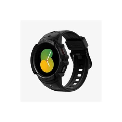 Spigen Galaxy Watch 5 / 4 (44mm) Kılıf & Kordon Kayış Rugged Armor Pro  Black Outlet