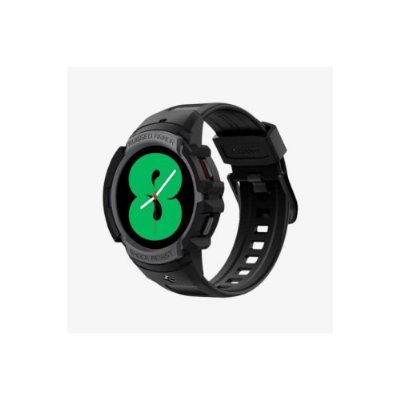 Spigen Galaxy Watch 5 / 4 (44mm) Kılıf & Kordon Kayış Rugged Armor Pro  Black Outlet