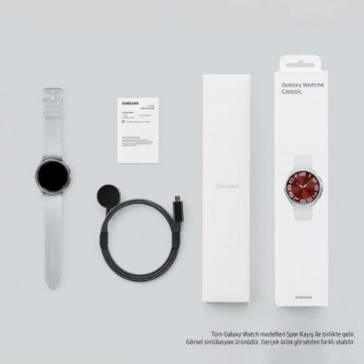 Samsung Galaxy Watch 6 Classic 47mm Gümüş Akıllı Saat Teşhir