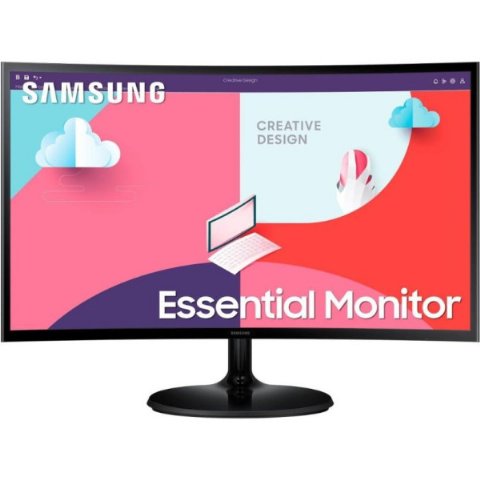 Samsung 24" Essential Kavisli Monitör S3 S36c, C36...
