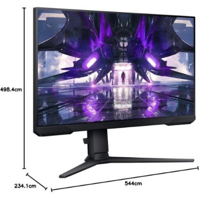 Samsung Odyssey G3 LS24AG300NRXUF 24" 1 ms Full HD Pivot 144 Hz Oyuncu Monitörü - Teşhir