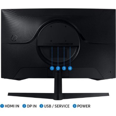 Samsung Odyssey G5 LS27AG550EUXUF 27" 1 ms 2K Curved 165 Hz Oyuncu Monitörü Teşhir