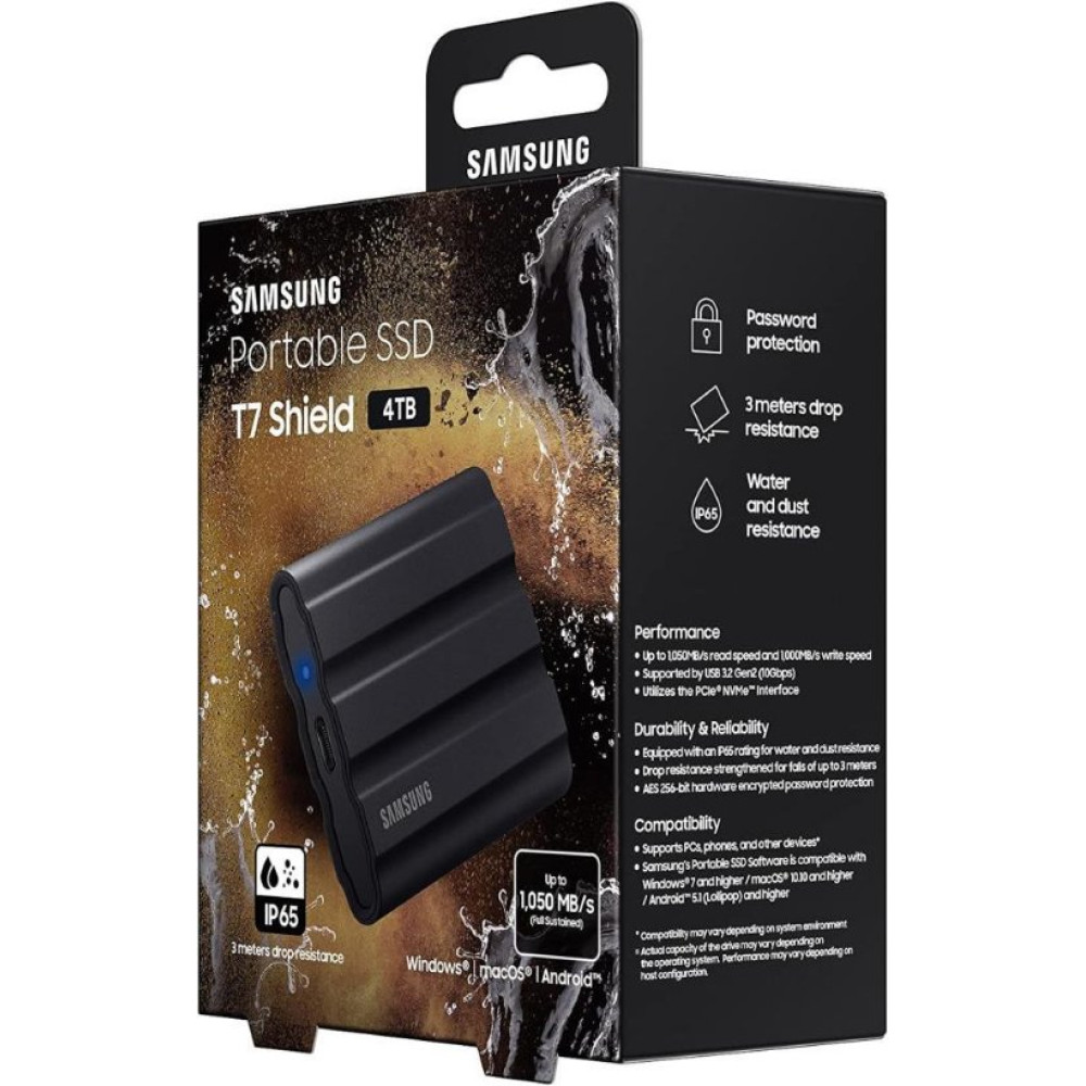 Samsung T7 Shield MU-PE4T0S/WW USB 3.2 4 TB Taşınabilir SSD Teşhir