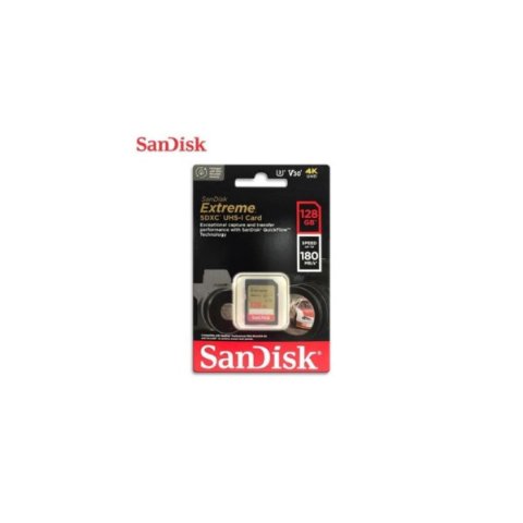 SanDisk Extreme SDSDXVA-128G-GNCIN Class 10 UHS-I U3 V30 128 GB Hafıza Kartı Outlet