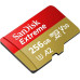 SanDisk Extreme microSD UHS I Card 256GB for 4K Video on Smartphones, Action Cams & Drones 190MB/s Read, 130MB/s Write - Outlet 