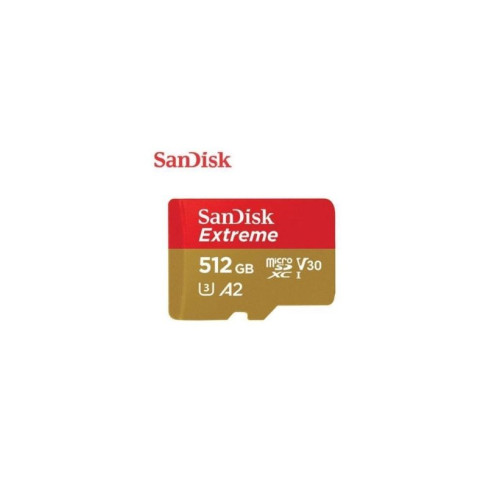 SanDisk Extreme 512gb 190mb/s Microsdxc U3 For Aksiyon Kamera Sdsqxav-512gb - Outlet