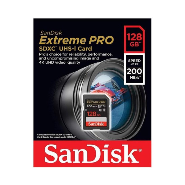 Sandisk Extreme Pro 128GB 200MB/S Sdxc Hafıza Kart - Outlet Sandisk Extreme Pro 128GB 200MB/S Sdxc Hafıza Kart - Outlet
