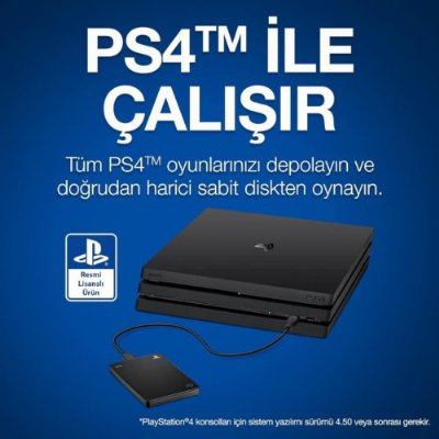 Seagate Game Drive PS4 STGD2000200 USB 3.0 2.5" 2 TB Harici Harddisk Outlet