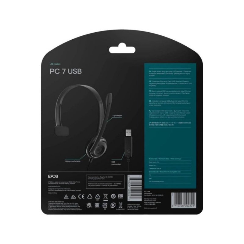 Sennheiser PC 7 USB Operatör Başlığı Teşhir