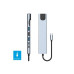 Shaza 8 in 1 USB Type-C Hdmi USB Ethernet PD Girişli Hub Port Adaptör Outlet