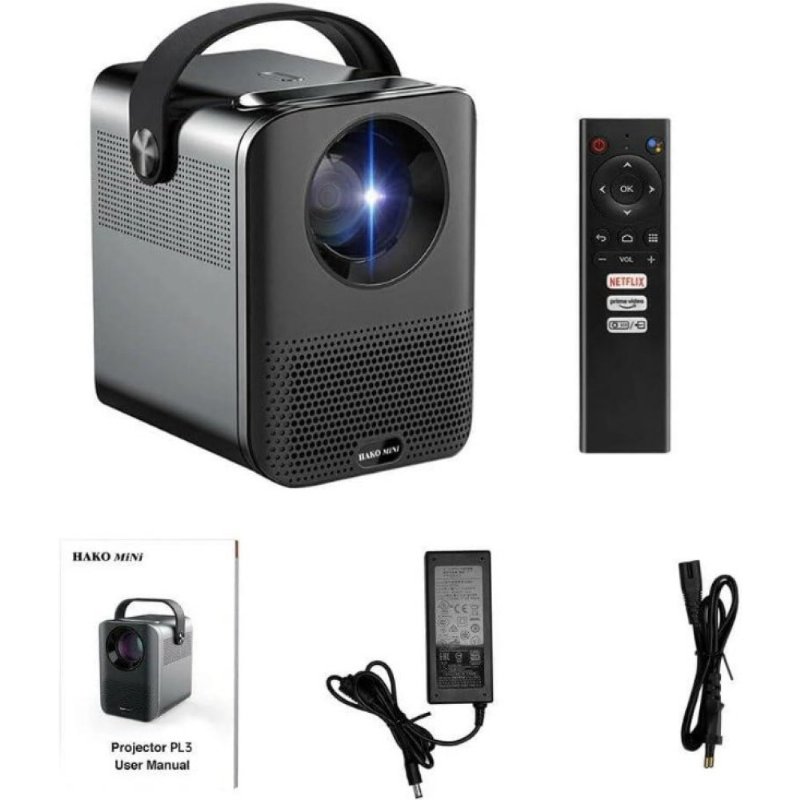 Shaza Hakomini PL3 200 Lümen Full HD Wi-Fi Android Taşınabilir Mini LED Projeksiyon Cihazı Outlet