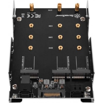 SilverStone SST-SDP12 3.5" SATA to M2 Dönüştürücü 