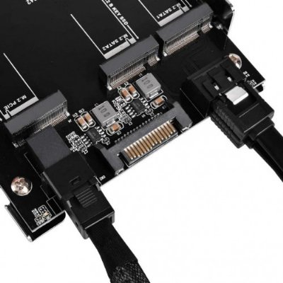SilverStone SST-SDP12 3.5" SATA to M2 Dönüştürücü 