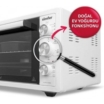 Simfer 4502 45 lt Beyaz Midi Fırın