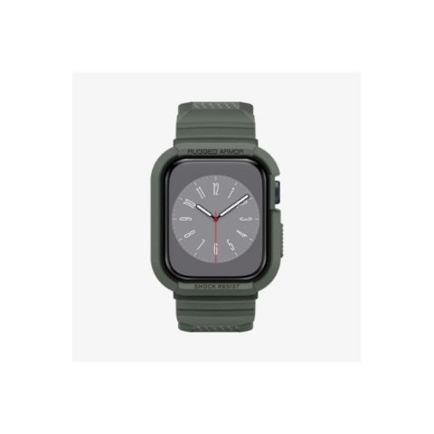 Apple Watch Seri (45mm / 44mm) Kılıf, Spigen Rugged Armor Pro Military Green Outlet
