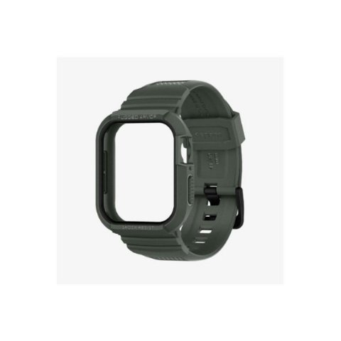 Apple Watch Seri (45mm / 44mm) Kılıf, Spigen Rugged Armor Pro Military Green Outlet