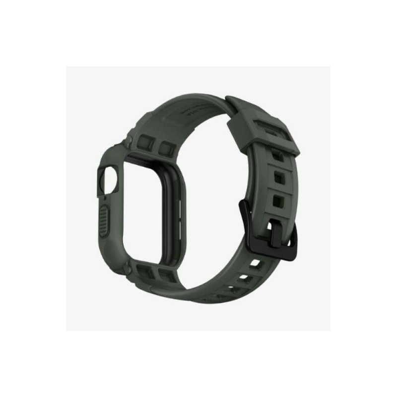 Apple Watch Seri (45mm / 44mm) Kılıf, Spigen Rugged Armor Pro Military Green Outlet