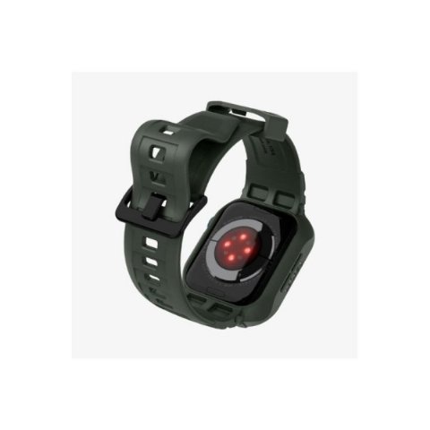 Apple Watch Seri (45mm / 44mm) Kılıf, Spigen Rugged Armor Pro Military Green Outlet