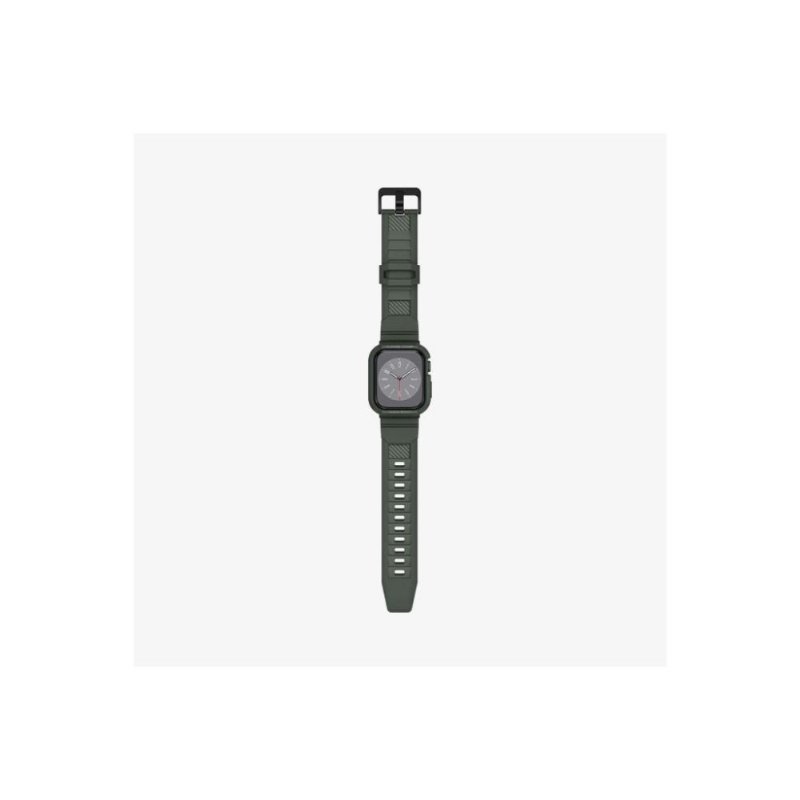 Apple Watch Seri (45mm / 44mm) Kılıf, Spigen Rugged Armor Pro Military Green Outlet