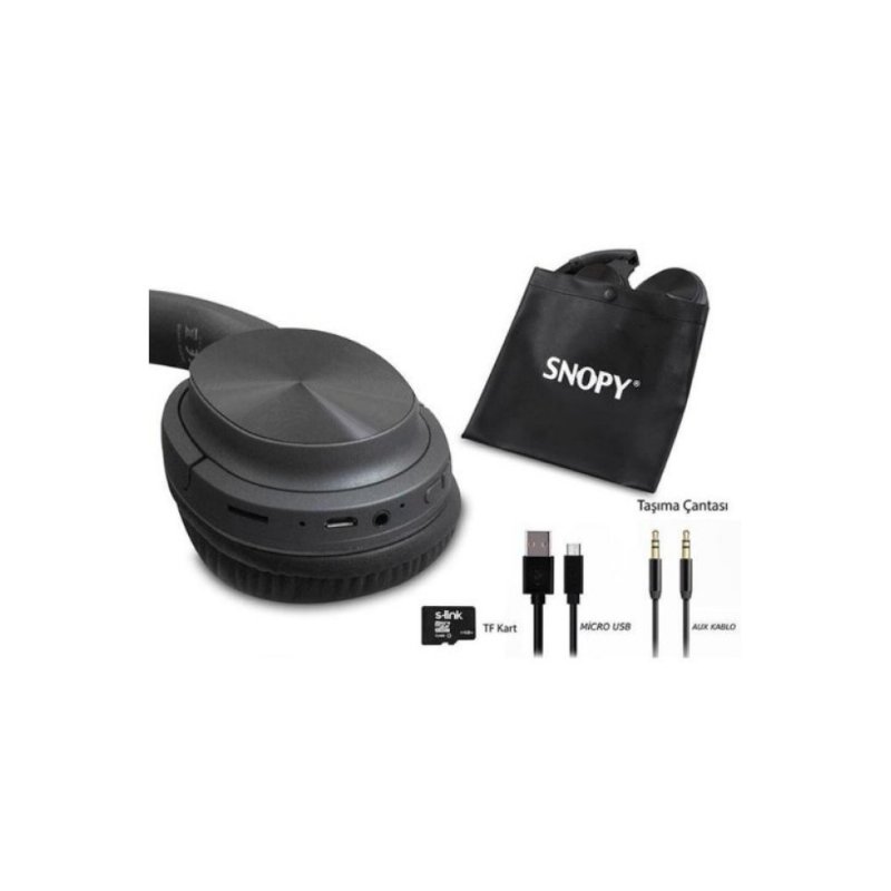 Snopy SN-BT30 Canto TF Kart Özellikli Kulak Üstü Bluetooth Kulaklık Teşhir