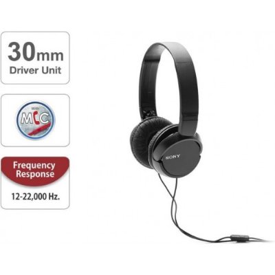 Sony MDR-ZX110APB Siyah Mikrofonlu Kulak Üstü Kulaklık - TEŞHİR