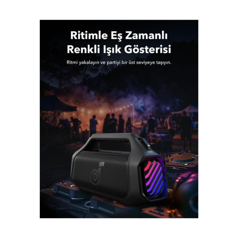 Anker SoundCore Boom 2 Siyah Bluetooth Hoparlör Teşhir