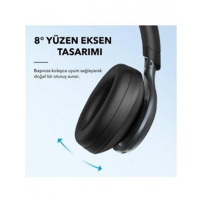 Anker SoundCore Space One ANC Siyah Kulak Üstü Bluetooth Kulaklık